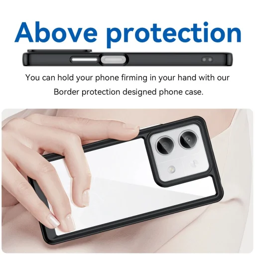 Outer Space gél kerettel Xiaomi Redmi Note 13 Pro+ készülékhez - fekete tok - 4