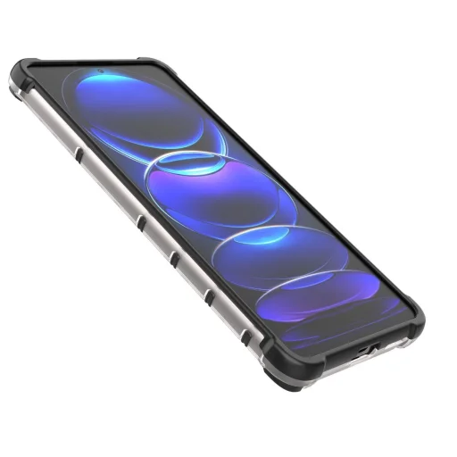 Xiaomi Redmi Note 12 Pro+ Honeycomb páncél hibrid tok fekete - 12