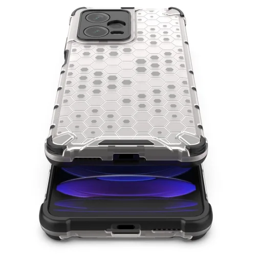 Xiaomi Redmi Note 12 Pro+ Honeycomb páncél hibrid tok fekete - 11