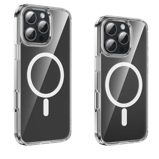 Borofone BI5 Ice Shield Mágneses iPhone 16 Pro Max átlátszó tok - 2