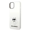 Karl Lagerfeld KLHMP14MSNCHBCH iPhone 14 Plus 6.7" fehér/fehér szilikon Choupette MagSafe tok thumbnail