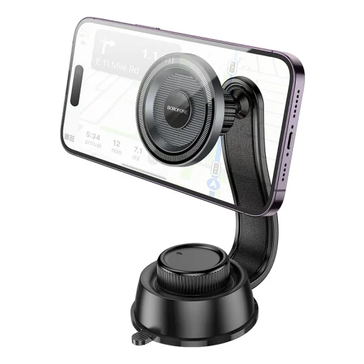 Borofone autós tartó BH123 Profit mágneses műszerfalra fekete - 3