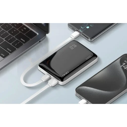 Powerbank Ldnio PQ25 22.5W 10000mAh USB-C (fekete) - 6
