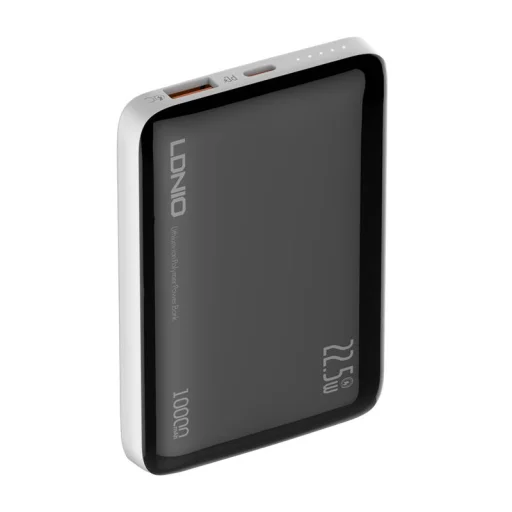 Powerbank Ldnio PQ25 22.5W 10000mAh USB-C (fekete) - 1