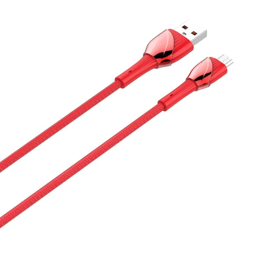 LDNIO LS662 USB - Micro USB 2m, 30W kábel (Piros) - 2