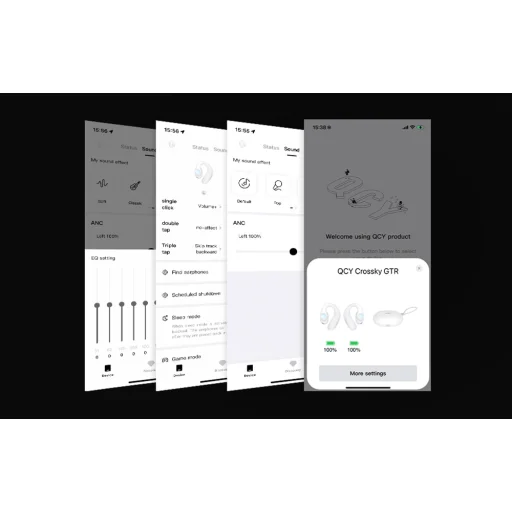 Fülhallgató QCY T15 Crossky GTR (fehér) - 12