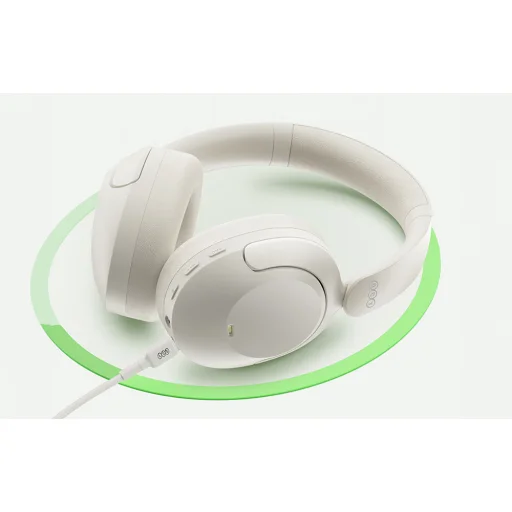  Vezeték nélküli fejhallgató QCY aktív zajszűrés H4 (fehér) - 12