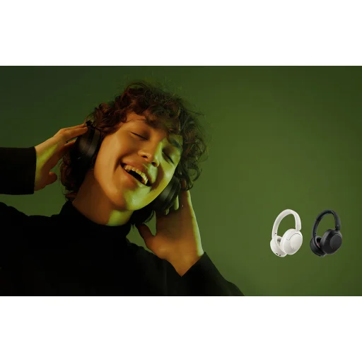  Vezeték nélküli fejhallgató QCY aktív zajszűrés H4 (fehér) - 6