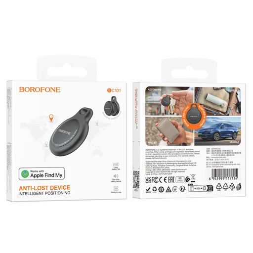 Borofone Tracker BC101 Exquisite fekete - 6