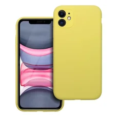 Szilikon 2mm tok iPhone 11 citrom