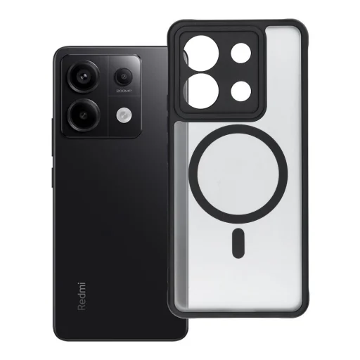 Úplne matné magnetické puzdro kompatibilné s technológiou MagSafe pre XIAOMI REDMI NOTE 13 PRO 5G čierne - 7