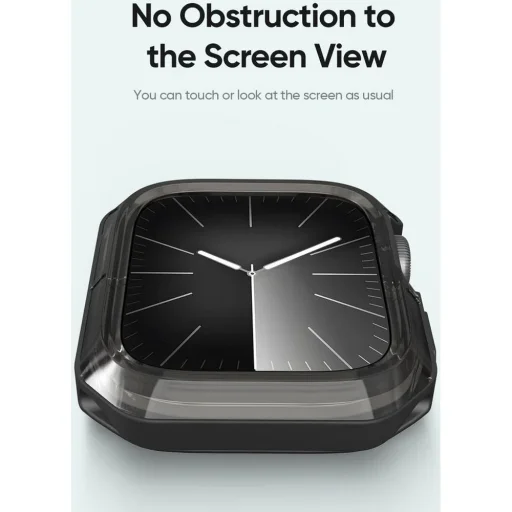 DUX DUCIS tok TAMO Apple Watch 10 46 mm átlátszó fekete tok - 5