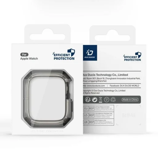 DUX DUCIS tok TAMO Apple Watch 10 46 mm átlátszó fekete tok - 7