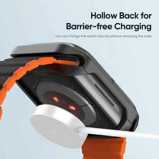 DUX DUCIS tok TAMO Apple Watch 10 46 mm átlátszó fekete tok - 2