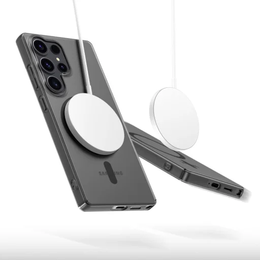 Tech-protect Magslim Magsafe Galaxy S25 Ultra Matte/fekete tok - 2