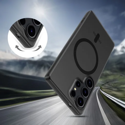 Tech-protect Magslim Magsafe Galaxy S25 Ultra Matte/fekete tok - 4