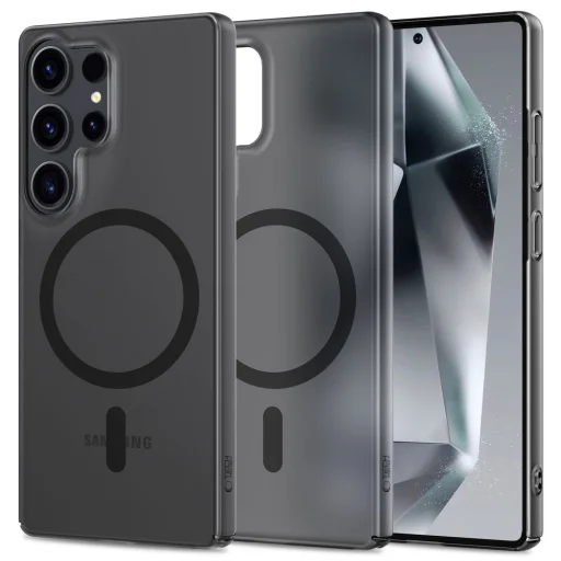 Tech-protect Magslim Magsafe Galaxy S25 Ultra Matte/fekete tok - 1