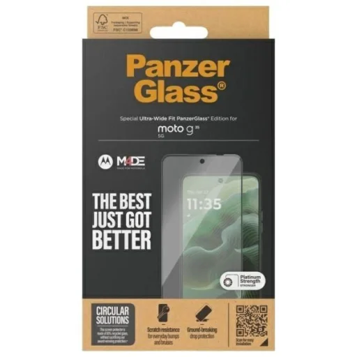 PanzerGlass Képernyővédő Ultra-Wide Fit üvegfólia Motorola Moto G35 5G - 3