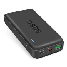 Powerbank SBS TTBB20000PD20K 20000 mAh 20W PD USB-C, USB-A, Micro-USB - fekete
