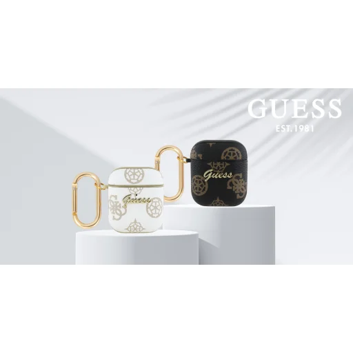 Guess GUA2PG4GPK AirPods 1/2 tok fekete/fekete 4G Kampó - 4