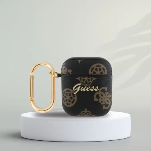 Guess GUA2PG4GPK AirPods 1/2 tok fekete/fekete 4G Kampó - 5