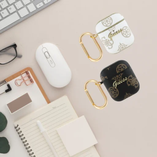 Guess GUA2PG4GPK AirPods 1/2 tok fekete/fekete 4G Kampó - 6