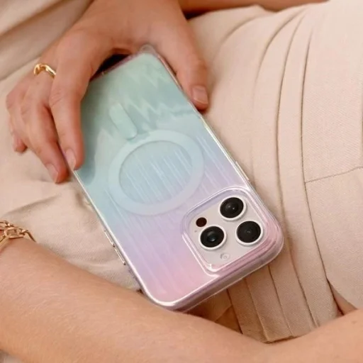 Uniq Coehl Linear mágneses töltő tok iPhone 16-hoz - opál - 7