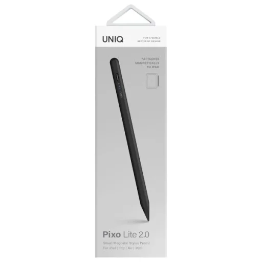 Uniq Pixo Lite 2.0 Mágneses Stylus iPad-hez - Fekete/Grafit Fekete - 3