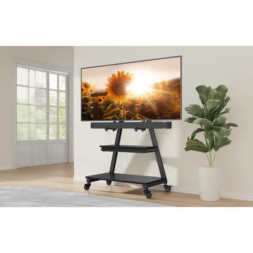 Perlegear 43-80" TV Állvány PGFS08-US gurulós - 3