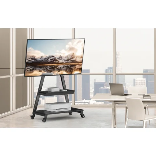 Perlegear 43-80" TV Állvány PGFS08-US gurulós - 12