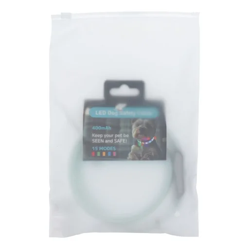 Szilikon LED kisállat nyakörv LLFG24034 - 5