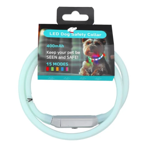 Szilikon LED kisállat nyakörv LLFG24034 - 8