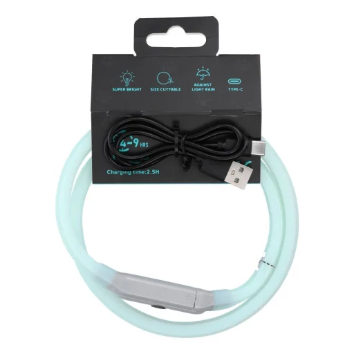 Szilikon LED kisállat nyakörv LLFG24034 - 10