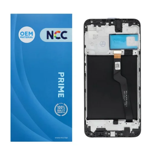 NCC LCD Kijelző SAMSUNG A10 A105 F/M/G készülékhez, kerettel - 5