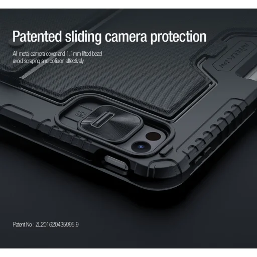 Nillkin Bumper Combo Keyboard Tok (Háttérvilágított Verzió) iPad Pro 11 2024 Fekete tok - 5