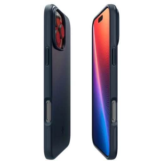  iPhone 16 Pro Max Fém Palaszürke Spigen Thin Fit Mag Magsafe tok - 6