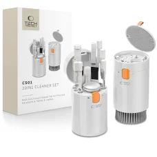 Tech-protect Cs01 Tisztítókészlet 20in1 Telefonhoz, Fülhallgatóhoz, Tablethez és Laptophoz Fehér