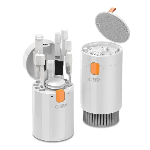 Tech-protect Cs01 Tisztítókészlet 20in1 Telefonhoz, Fülhallgatóhoz, Tablethez és Laptophoz Fehér - 2