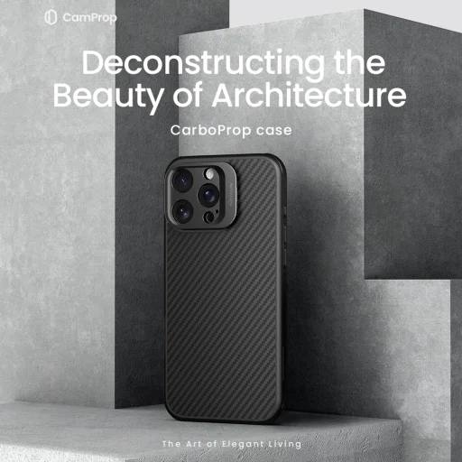 Nillkin CarboProp Aramid Mágneses tok Apple iPhone 16 Pro Max fekete tok - 3