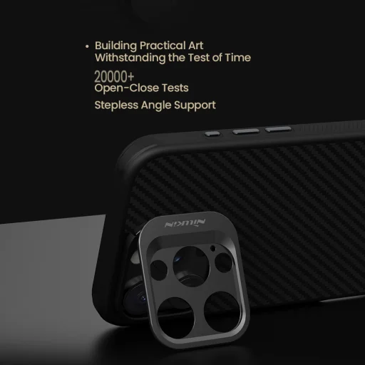 Nillkin CarboProp Aramid Mágneses tok Apple iPhone 16 Pro Max fekete tok - 4