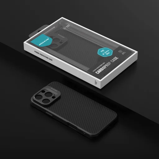 Nillkin CarboProp Aramid Mágneses tok Apple iPhone 16 Pro Max fekete tok - 9