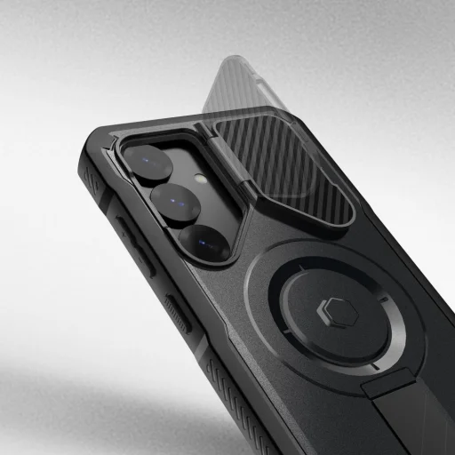 Tech-protect Kevlar Magsafe+ Galaxy S25 Black tok - 2