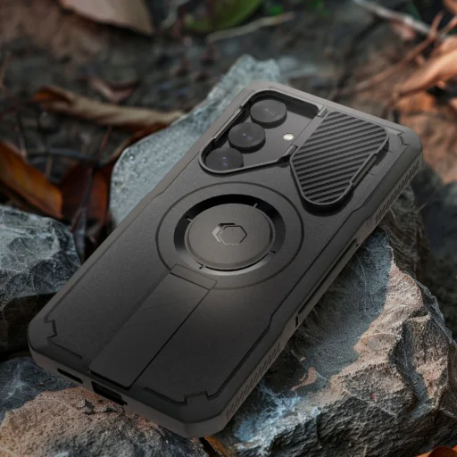 Tech-protect Kevlar Magsafe+ Galaxy S25 Black tok - 6