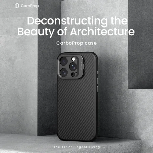 Nillkin CarboProp Aramid Mágneses tok Apple iPhone 16 Pro Fekete - 3