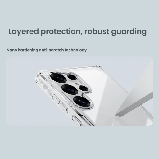 Nillkin Nature TPU PRO tok Samsung Galaxy S25 Ultra átlátszó - 5