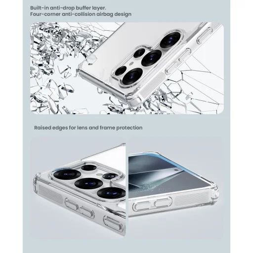 Nillkin Nature TPU PRO tok Samsung Galaxy S25 Ultra átlátszó - 6