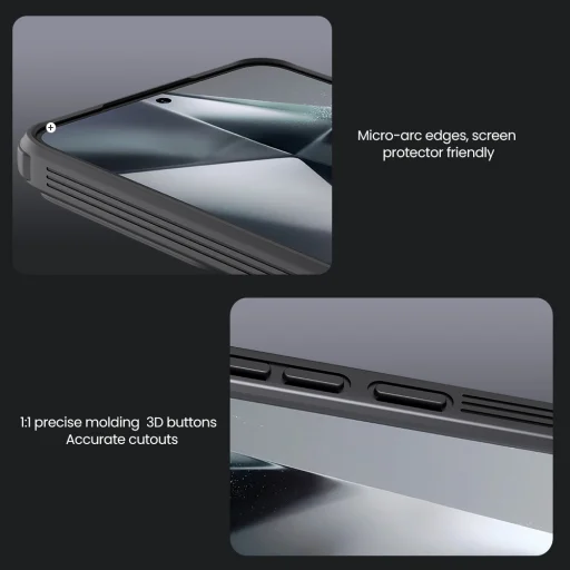 Nillkin CamShield PRO Hard tok Samsung Galaxy S25+ Fekete - 7