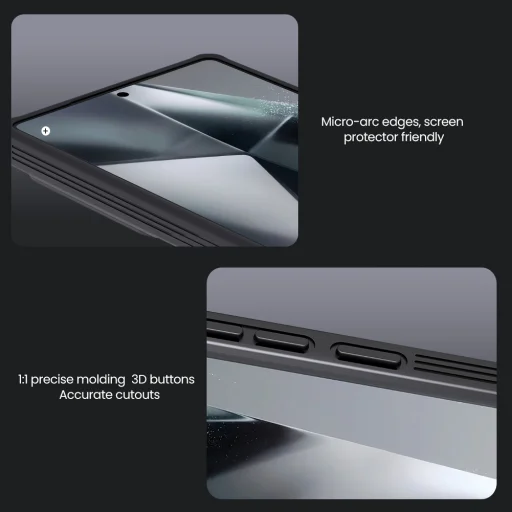 Nillkin CamShield PRO kemény tok Samsung Galaxy S25 Ultra fekete tok - 7