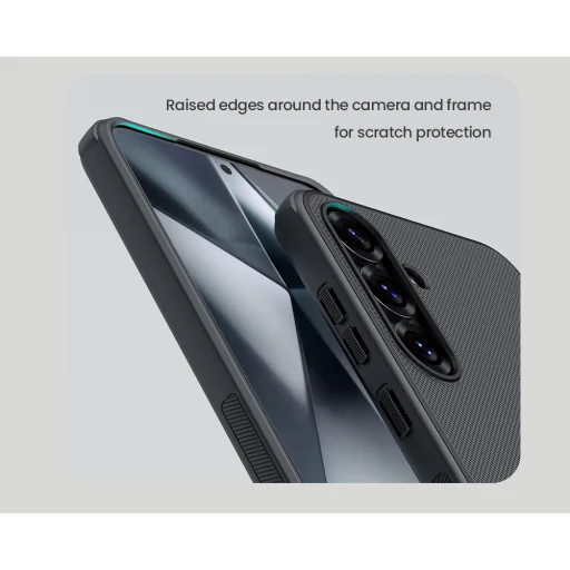 Nillkin Super Frosted PRO tok Samsung Galaxy S25 Fekete - 5