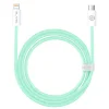 Blavec Cable Candy braided - Type C to Lightning - PD 20W 2,4A 2 metres (CCA-CL24GN20) green thumbnail